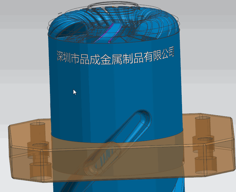 品成壓鑄模具設(shè)計(jì)：品成金屬于2022年自主研發(fā)設(shè)計(jì)了渦輪葉片旋轉(zhuǎn)出模