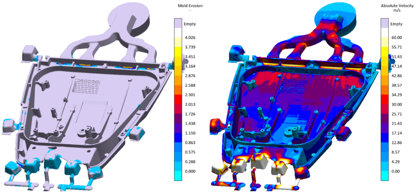 在MAGMASOFT®中首先可以通過(guò)沖蝕結(jié)果進(jìn)行快速甄別 在MAGMASOFT®中首先可以通過(guò)沖蝕結(jié)果進(jìn)行快速甄別