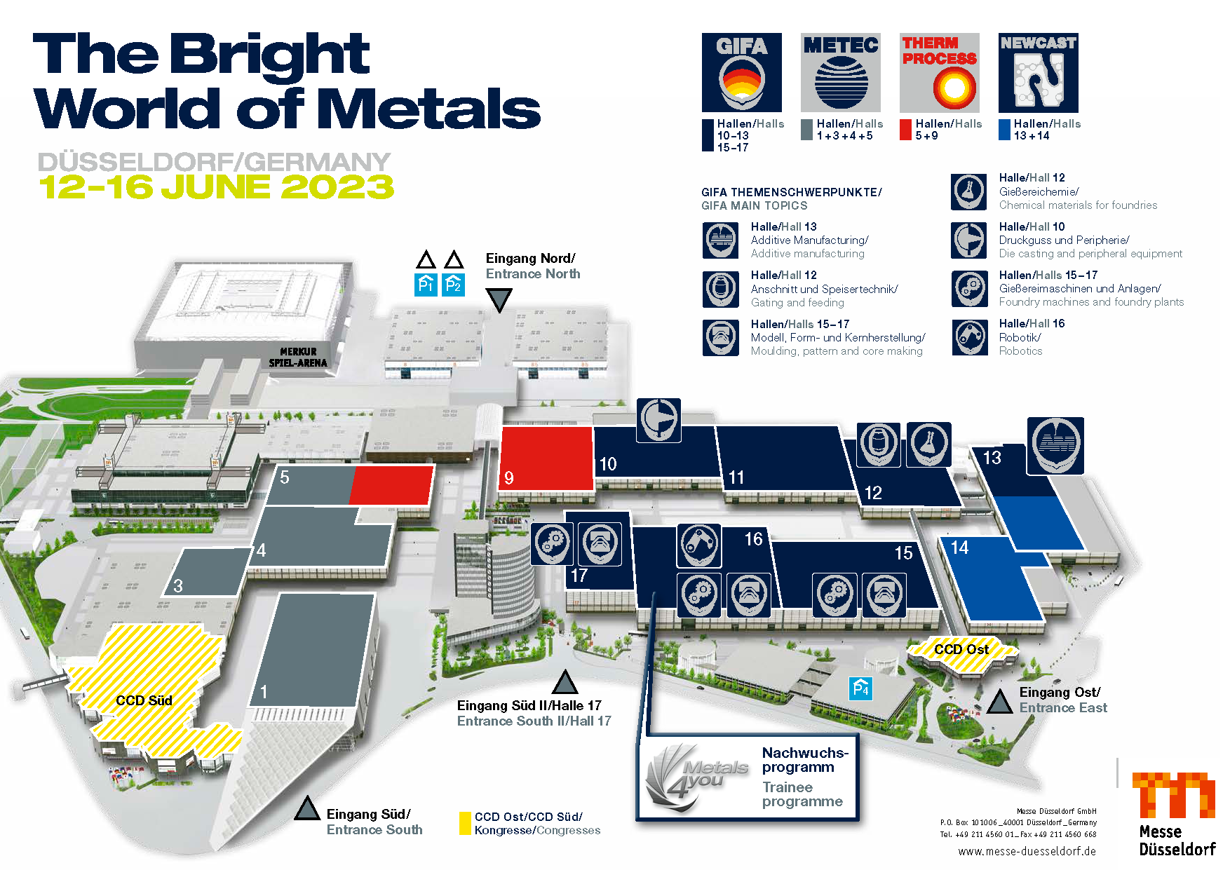 GMTN2023系列展以“璀璨金屬世界”為主題，覆蓋了鑄造技術(shù)、精密鑄件、冶金及熱處理技術(shù)四大板塊