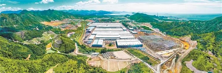 深汕比亞迪汽車(chē)工業(yè)園一期已實(shí)現(xiàn)投產(chǎn)，二期正加速?zèng)_刺投產(chǎn)