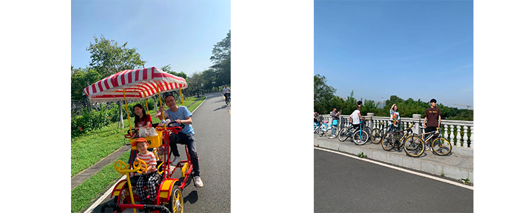 品成開展的戶外拓展活動——松山湖騎行 品成開展的戶外拓展活動——松山湖騎行