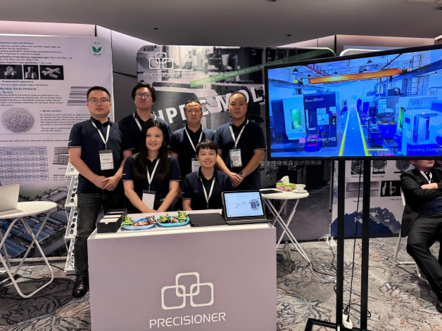 2024年東南亞壓鑄盛會-品成金屬參展團隊充滿活力的身影