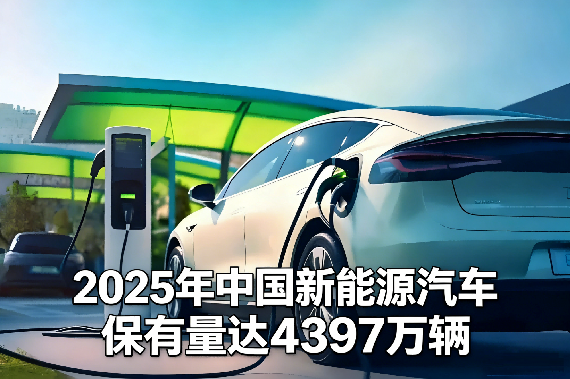 中國新能源汽車保有量達(dá)4397萬輛